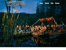 Tablet Screenshot of circuscampout.com